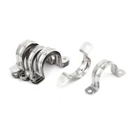 TOUHIA 1.57" M40 Stainless Steel Two Hole Pipe Straps Tension Tube Clip Clamp(30Pcs)