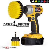 Drill Brush – Drill Brush Kit – Drill Brushes for Cleaning – Drill Brush Attachment - Drill Brush Set - Bathroom Accessories - Shower Cleaner - Bathtub - Bath Mat - Scrub Brush - Grout Cleaner