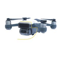 Charberry 2019 New Sensor Gimbal Camera Protector Guard Lock Cover Hood Cap for DJI Spark Drone (A)