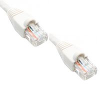 Ultra Spec Cables Pack of 2 - White 2FT Cat6 Ethernet Network Cable LAN Internet Patch Cord RJ45 Gigabit