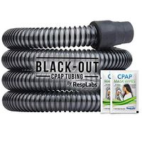 RespLabs CPAP Hose, Black-Out Tubing — The Original Universal 6 ft. Tube | Compatible with Respironics and ResMed Devices