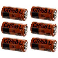 6x Fuji 2/3 8L 3V Std Term Lithium Batteries ER17/33 equivalent FAST USA SHIP