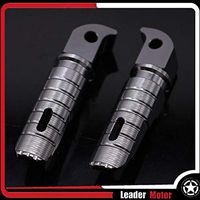 Frames & Fittings for Honda Forza 125 Forza 300 2018-2019 Motorcycle Accessories rearset Rear Foot pegs - (Color: Gray)