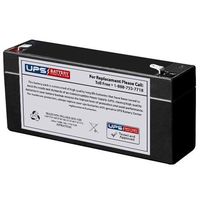 Dahua DHB632 6V 3.2Ah Compatible Replacement Battery with F1 Terminals by UPSBatteryCenter