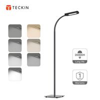 Floor Lamp, LED Floor Light, TECKIN Reading Standing Lamp Dimmable for Living Room Bedroom, Long Lifespan High Lumens Touch Control Floor Light, 3 Color Temperatures, 4 Level Brightness