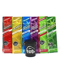 Kush Hemp Wraps All Natural Variety 6 Pack Mix Flavors (6 Packs)