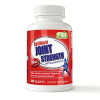 J-Bio Ultimate Extra Strength Glucosamine Chondroitin MSM HCI 1400mg per Serving, for Advanced Relief-Mobility Health Supplement for Pain, Aches, Soreness&Inflammation-300 Count Tablet (3)