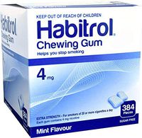 Habitrol Nicotine Gum 4mg Mint BULK 384 pieces