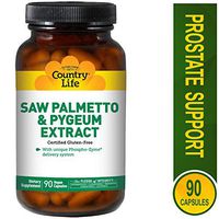 Country Life - Saw Palmetto and Pygeum Extract - 90 Vegan Capsules