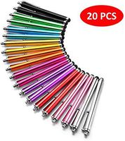 Stylus Pen LIBERRWAY 20 Pack of Pink Purple Black Green Silver Stylus Universal Touch Screen Capacitive Stylus for Kindle Touch ipad iPhone 6/6s 6Plus 6s Plus Samsung S5 S6 S7 Edge S8 Plus Note