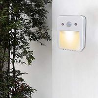 Libobo_HOME 🍀Libobo🍀Motion-Sensing LED Wall Lights Sleep Friendly Battery-Powered Stick Anywhere Nightlight Induction lamp (C)