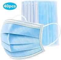 Disposable 3-Ply Mouth Cover, Protect The face, Multifold Paper Towels Protect The face,face Protective Anti-Fog, Anti-Saliva, Windproof Dustproof (40PCS)