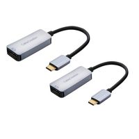USB C to DisplayPort 4K, CableCreation USB Type C to DP Thunderbolt 3 Compatible Adapter[2PACK], Compatible with Oculus Rift S, MacBook Pro 2018 2019, iPad Pro/iMac 2018, Surface Go, Yoga 920, XPS 13