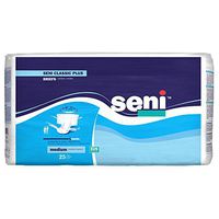 Seni S-ME25-BC2 Classic Plus Briefs44; Medium44; Pack of 100