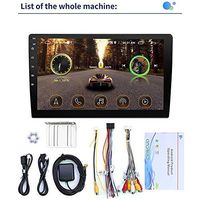 LFJNET 9 inch / 10.1 inch 2DIN Android Car Multimedia Player GPS Autoradio Bluetooth WiFi Car Stereo Radio Mirror Link 2Din Car Audio Radio Camera 10.1 inch with Camera