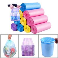 30pcs/roll Convenient Kitchen Garbage Bag Single Color Thickened Breakpoint One-off Cleaning Waste Bag Plastic Trash Bag 4555cm