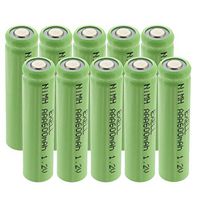 10x Exell 1.2V 600mAh NiMH AAA Size Rechargeable Flat Top Batteries use with high power static applications (Telecoms UPS and Smart grid) radio controlled devices electric tools electric mopeds