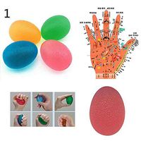 Mesnove Egg Stress Ball Hand Exercise (Blue)