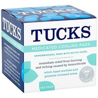 TUCKS Medicated Cooling Pads 100 Each (Pack of 11)