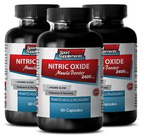 Pure Encapsulations Nitric Oxide - Nitric Oxide Muscle Booster 2400mg - Natural Nitric Oxide to Promote Metabolism (3 Bottles - 270 Capsules)