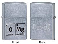 Personalized OMG Zippo Lighter with Free Engraving