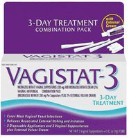Vagistat-3 Prefilled Applicator 3-day Treatment Combination Pack with External Cream - 0.32 Oz (Pack of 3)