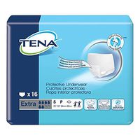 Tena Protective Underwear, Extra Absorbency Size Small Pk/16