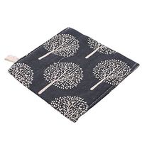 SONGLIN Brief Cotton Cartoon Sanitary Napkin Bags Sanitary Towel Storage Bag (Black Tree)