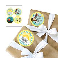 Teacher Appreciation Gift Stickers - Last Day of School Gift for Teachers - 4 Piece