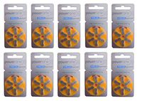 Power One No Mercury Hearing Aid Batteries P10 by Power One