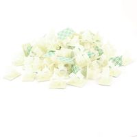 Uxcell Rectangle Self-adhesive Cable Tie Mount Clip , 11 mm, Off White, 100 Piece