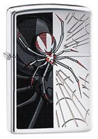 Zippo Spider High Polish Chrome Pocket Lighter
