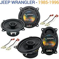 Compatible with Jeep Wrangler 1985-1996 Factory Speaker Replacement Harmony R46 R5 Package