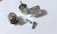 2pcs N-Type plug Male Crimp adapter Connector for RG-174 RFC-100 316 cable high quality ships from USA
