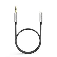 MaGeek 3.5mm Audio Aux Extension Cord, (3.3 ft / 1.0m) TRRS 4-Pole Headphone Cable Male to Female Auxiliary Extension Adapter for Beats, iPhone, iPad, Car, Home Stereo and More(Black)