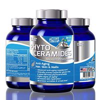 Best Phytoceramides for Anti Aging with Vitamin A, C and D - Best Supplement for Anti Aging Skin, Hair, Nails Rejuvenation - All Natural Rice Based Ceramides - Gluten Free - 40mg - 30 Day Supply
