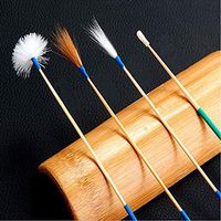 Runningfish Handmade Animal Feather Decompression Massage Ear Earwax Removal Tool/Ear-Pick Tools Ear Care Kit/Ear Cleansing Tool Set for People of All Ages (A)