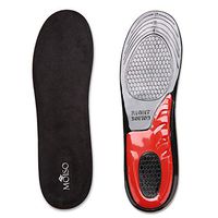 MOISO GEL Sports Work Comfort Insoles for Shock Absorption Heel Protection Relieve Foot Pain for Men & Women