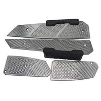 Frames & Fittings Motorcycle Modified Forza CNC footrest footpads Aluminum mats Plate Pedals for Honda MF13 Forza300 Forza250 Forza125 2018 2019 - (Color: Titanium)