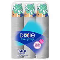Dixie Everyday Disposable Bath Paper Cold Beverage Cups - 600 Count (3 oz)