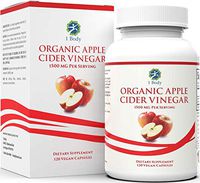 Organic Apple Cider Vinegar Pills – Bloating Relief and Weight Loss – Hunger Suppressant for Women and Men – May Assist with Detox Cleanse, Weight Loss, and Healthy Digestion – 1500 mg - 120 caps