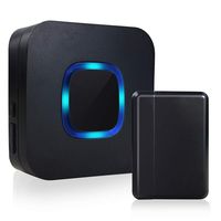 Wireless Doorbell Chime, Home Security System Door Open Motion Sensor Alarm with 1000 FT, 52 Tunes, 4 Volume Levels, LED Indicators Battery Operated - Door Entry Ring Chime for Home, Business, Kids