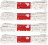 Mantello Hard Bristle Pipe Cleaners, 4 Bundles, 176 Count
