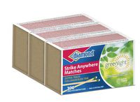36-Pack / 300-Count Diamond Strike Anywhere Matches (greenlight)