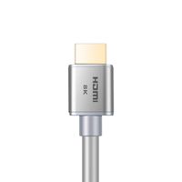Buyer's Point Ultra High Speed HDMI 2.1 Cable CL3 Rated Dynamic HDR 1.8M(6ft) 8K 120Hz, 48Gbps, Dolby Vision, eARC, Compatible with Apple TV, Nintendo Switch, Roku, Xbox, PS4,(Gray CL3 Rated, 1 Pack)