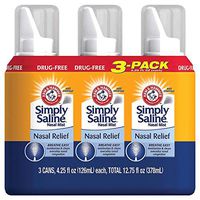 Simply Saline Adult Nasal Mist, Original, Giant Size, special Multisize of 3 Pack (4.25 Oz each)