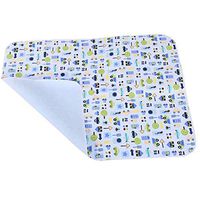 BIHIKI 2 PCS Washable and Reusable Incontinence Bed Pads,Waterproof Bed Pad,Underpad Protector for Adults,Elderly,Kids (Blue car, 12 * 18in/30 * 45cm)