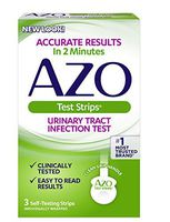 AZO Urinary Tract Infection Test Strips, 3-Count Boxes (Pack of 2)(Packaging may vary)