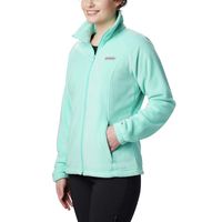 Columbia Women's Benton Springs Full Zip Jacket, Soft Fleece with Classic Fit, Aquarium, X-Large