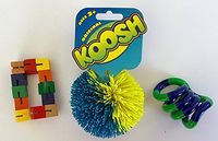 Koosh Ball, Tangle (3, Koosh Ball, Tangle Pink Blue, Tangle White Blue)